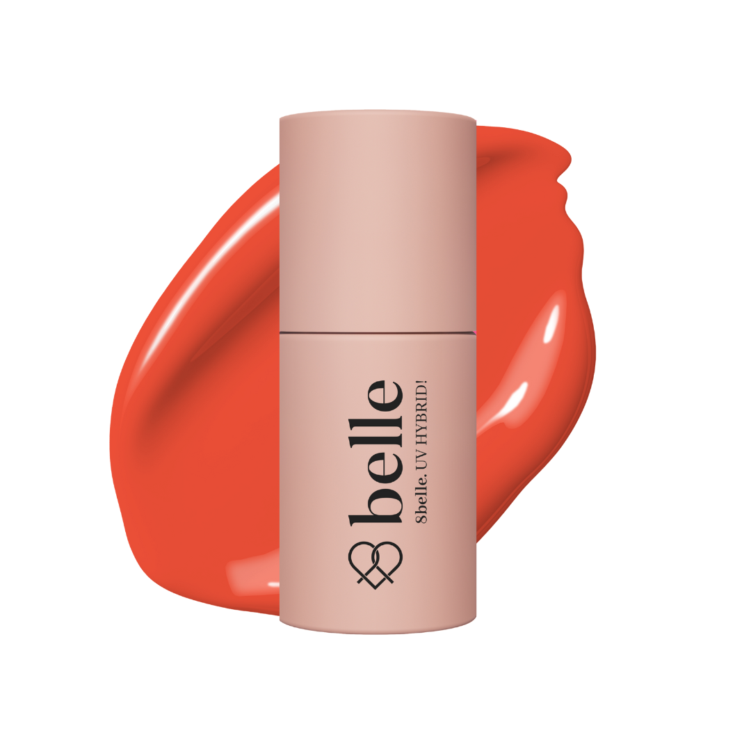 8belle Gel Nail Polish - 036 Sunset Flash | HEMA-Free, Soak-Off UV/LED