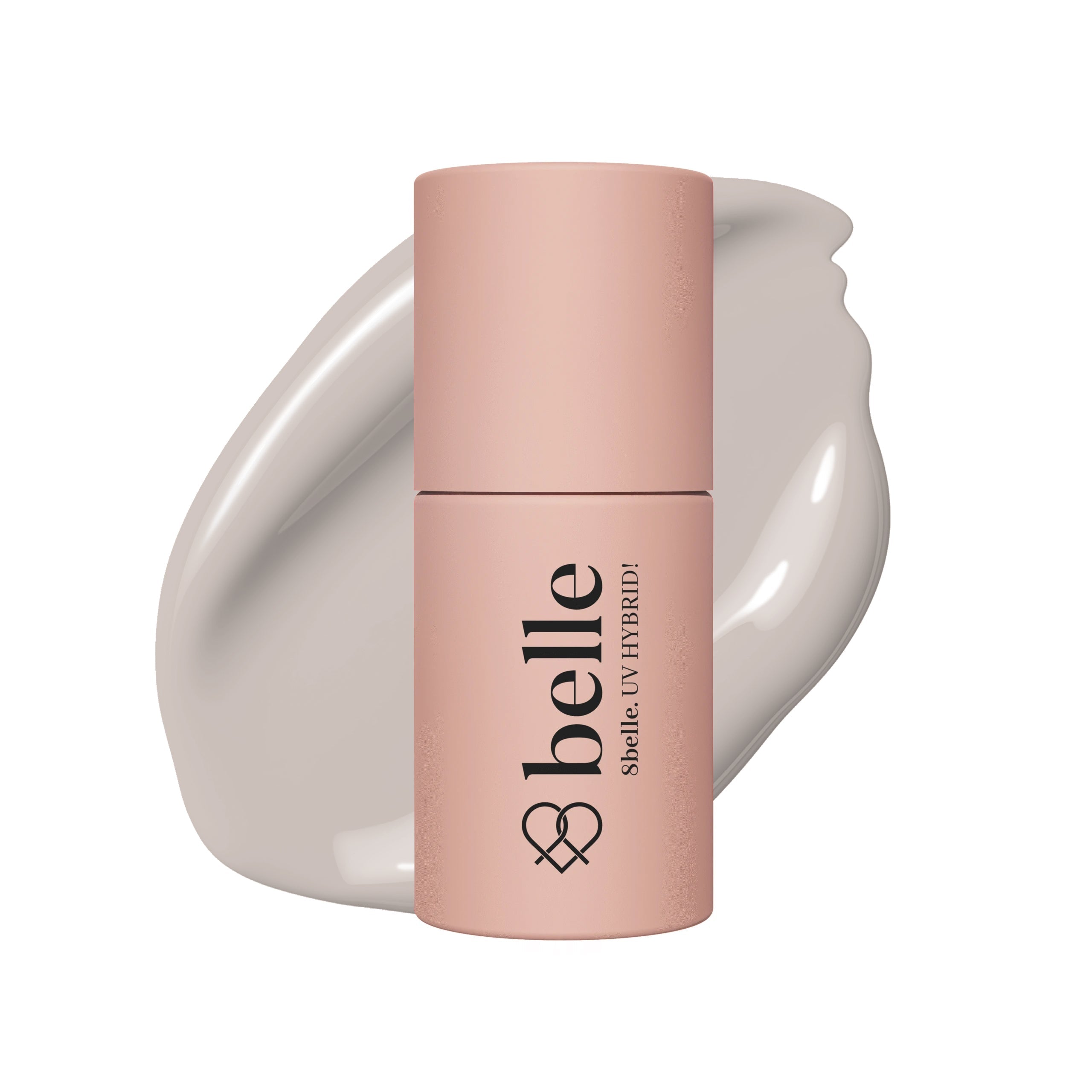 8belle Gel Nail Polish - 045 Milky Skin Forever | HEMA-Free, Soak-Off UV/LED