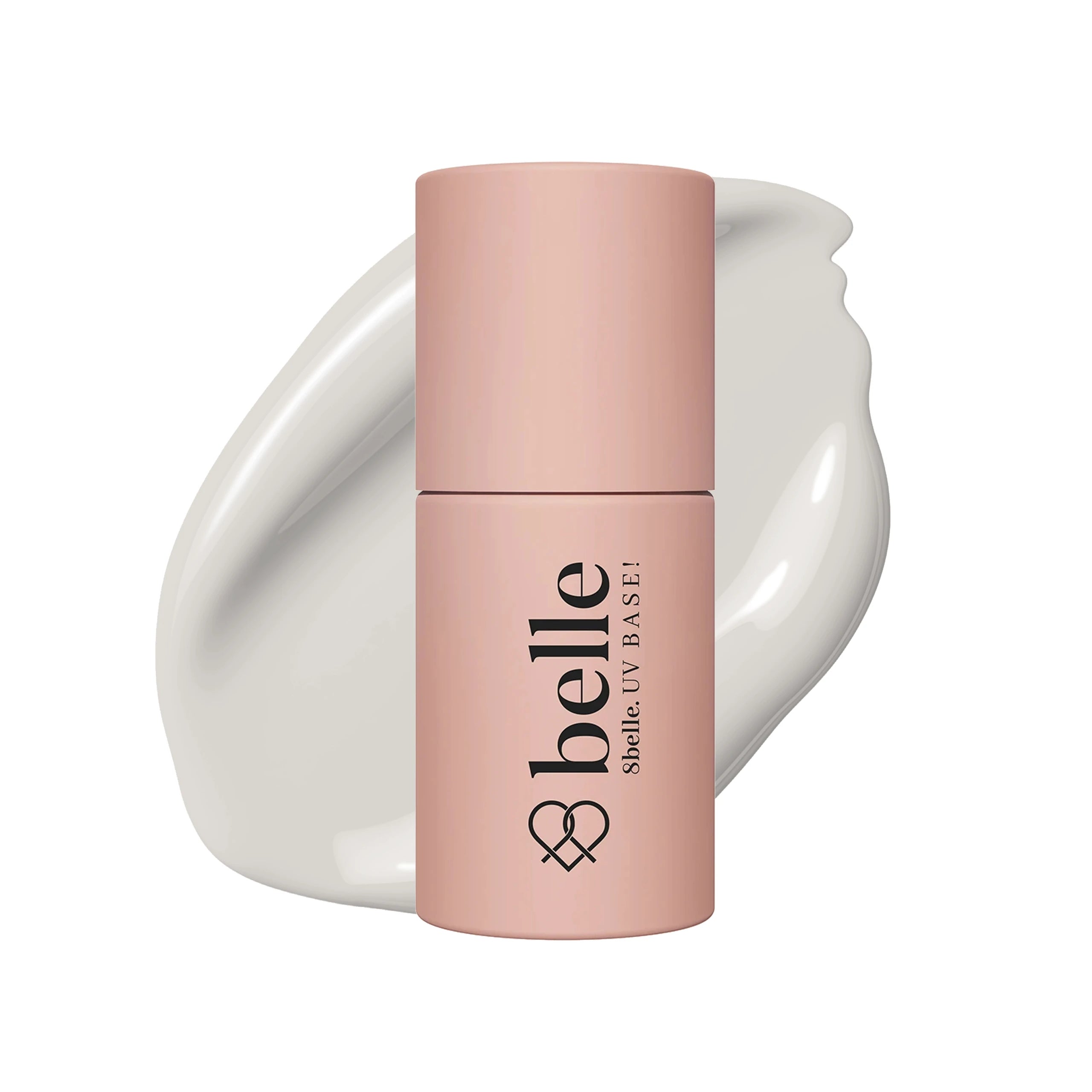 8belle Gel BASE Coat - Coconut Milk | HEMA-Free, Soak-Off UV/LED