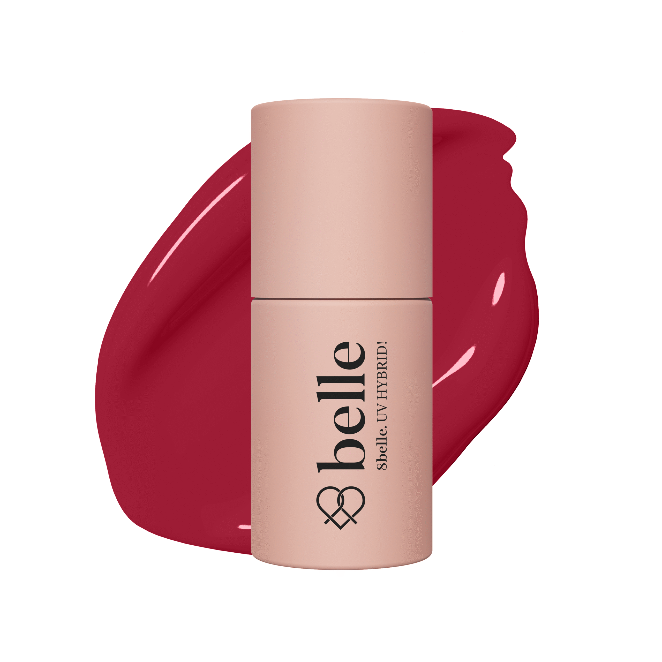 8belle Gel Nail Polish - 010 Lush Lipstick | HEMA-Free, Soak-Off UV/LED