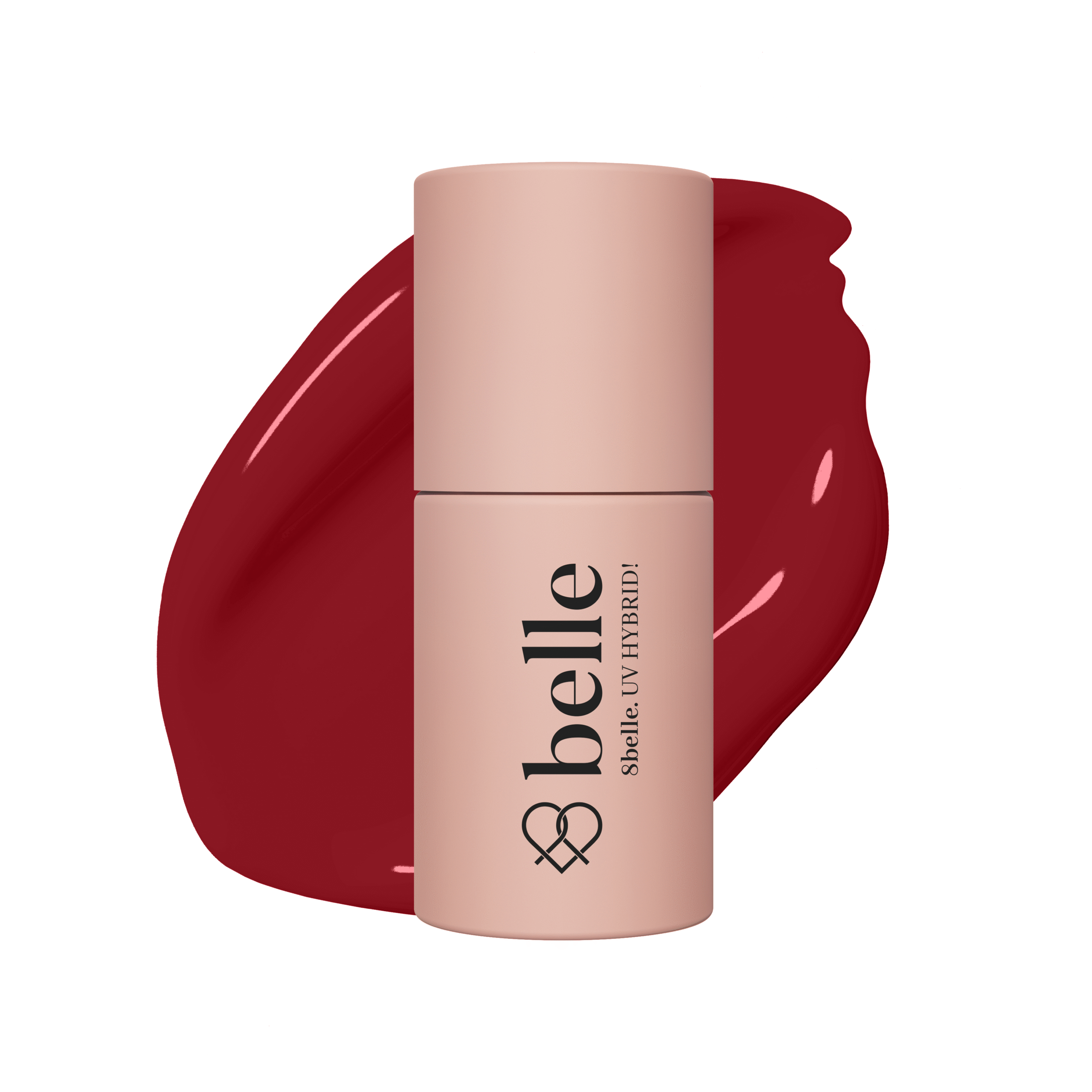 8belle Gel Nail Polish - 009 Merlot Sheer | HEMA-Free, Soak-Off UV/LED