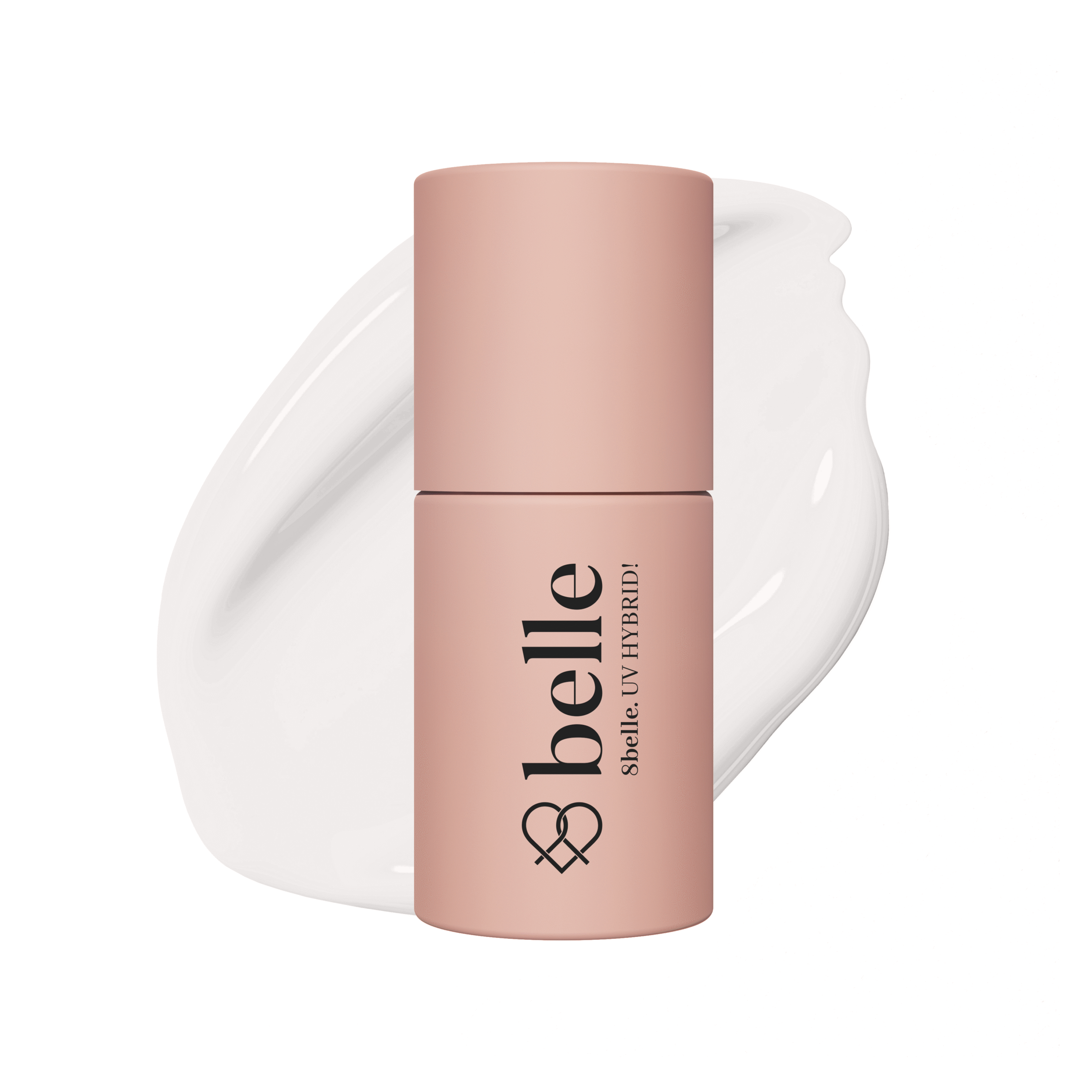 8belle Gel Nail Polish - 001 White Angel | HEMA-Free, Soak-Off UV/LED