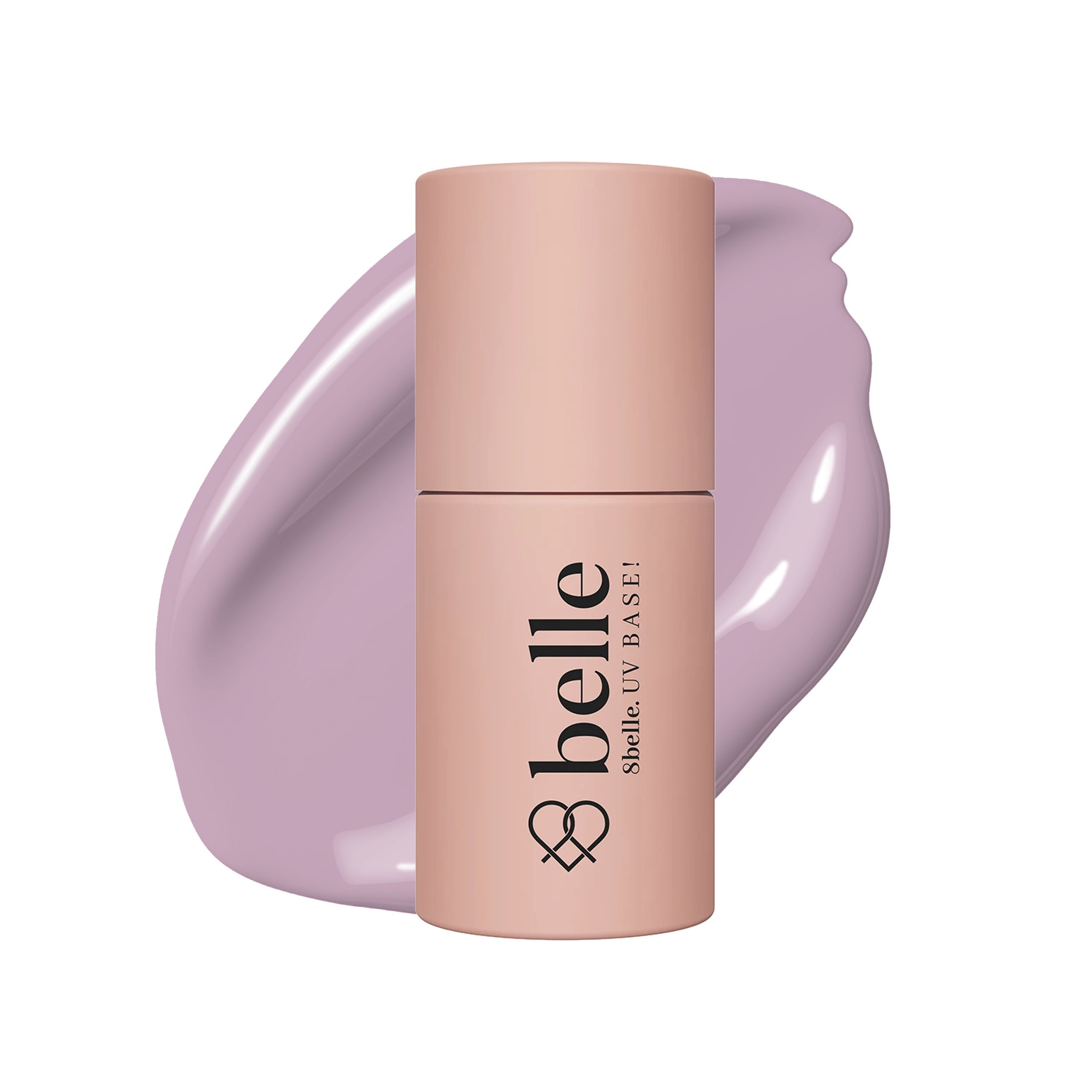 8belle Gel BASE Coat - Baby Rose | HEMA-Free, Soak-Off UV/LED